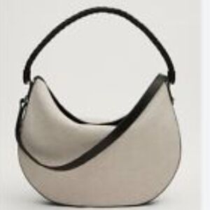 Elegant Cream and Black Women's Bag